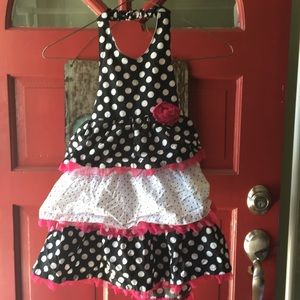Penelope Mack little Girls tiered halter d…